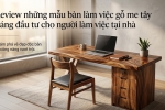 Review những mẫu bàn làm việc gỗ me tây đáng đầu tư cho người làm việc tại nhà.