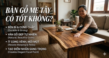 Bàn gỗ me tây có tốt không?