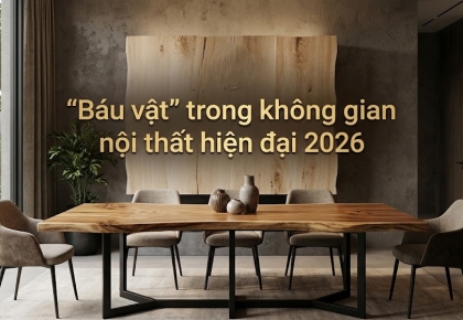 Tại sao bàn gỗ me tây lại trở thành 'báu vật' trong không gian nội thất hiện đại 2026?
