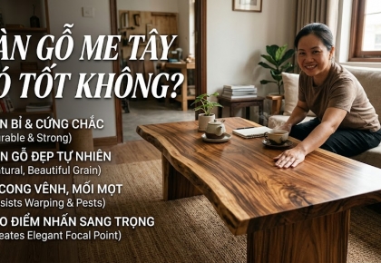 Bàn gỗ me tây có tốt không?