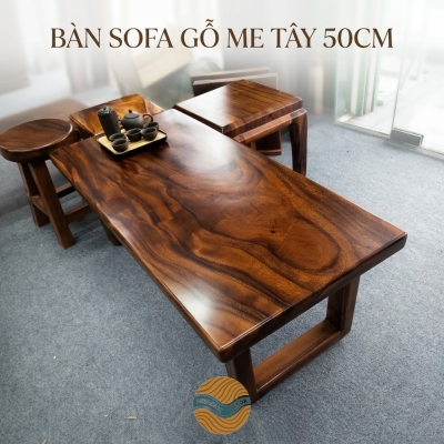 Bàn sofa gỗ me tây