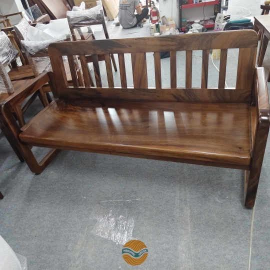 Ghế sofa gỗ me tây dài