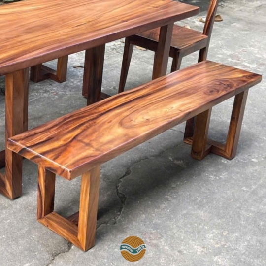 Ghế băng gỗ me tây 