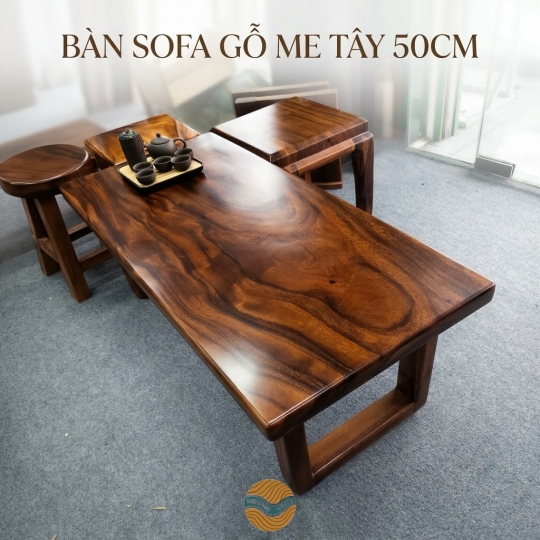 Bàn sofa gỗ me tây