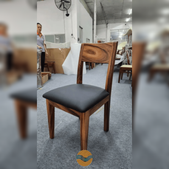 Ghế đai gỗ me tây