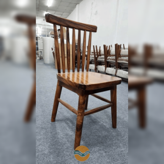 Ghế 7 nan gỗ me tây 
