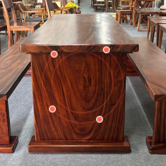 BỘ K3 GỖ ME TÂY NGUYÊN TẤM